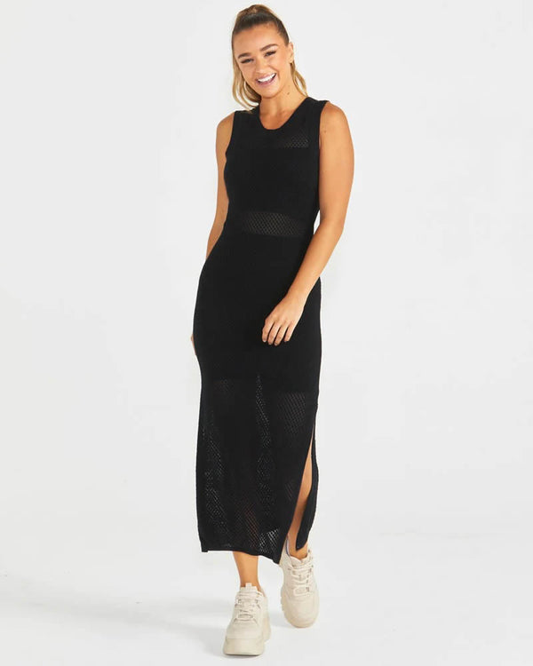  Sass Mardie Knit Dress Black