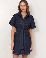 Adorne Erin Shirt Dress Denim