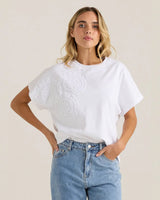 Sass Mira Crochet Tee