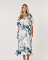 Fate + Becker Solstice Palms Midi Dress