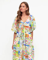 Label of Love La Dolce Vita Printed Maxi Dress