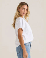 Sass Mira Crochet Tee