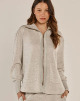 Betty Basics Sabina Sweatshirt Zip Front