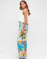 White Closet Limoncello Wide Leg Pants