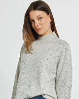 Betty Basics Carlin Cream Knit Sweat