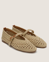 Urge Footwear Clove Crochet Flat Cream