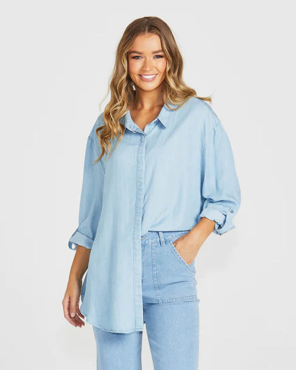  Sass Davie  Oversize Button Thru Shirt