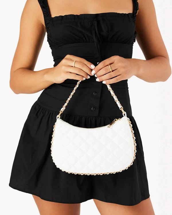  Billini Adia Shoulder Bag with Gold Chain Detail