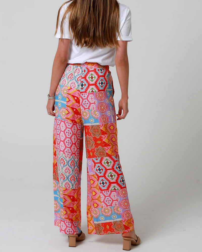 Dreamcatcher Winifred Wide Leg Pants Multi Print