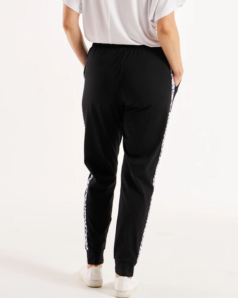 Betty Basics Heidi Animal Stripe Jogger Pants