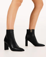 Billini Reneta Ankle Boots Block Heels Black