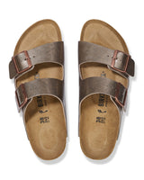 Birkenstock Arizona Birko Flor Graceful Taupe 2 Strap Sandals