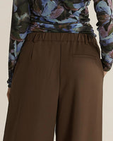 Fate + Becker Roan Chocolate Front Pleat Pants