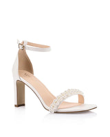 Verali Kaitlyn Shaved Block Heel Chalk Pearl