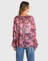 Fate + Becker Phenomenon Blouse Peony Pink