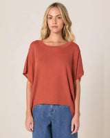 Fate + Becker Esther Knit Top Cinnamon