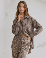 Mutig Leo Leopard Print Shirt