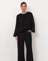 Adorne Asani Wide Leg pants Black