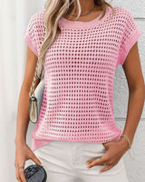 Mutig Zane Knit Top Pink
