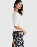 Sass Casey Short Sleeve Wrap Cardi