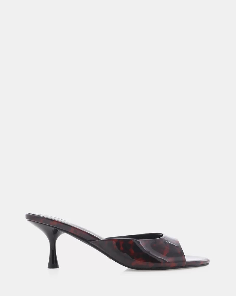 Billini Bunita Stiletto Mules Tort Patent