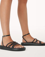 Billini Nikola Black Strappy Sandals