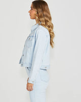 Sass Darcy Denim Jacket 96 Bleached Wash