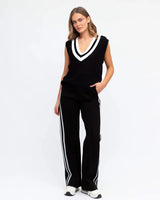 Ebby + I Zoe Trackpants with Side Stripe