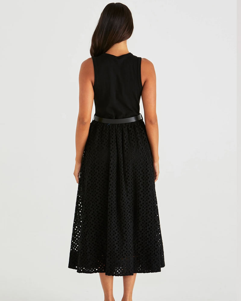 Sass Pattie Dress Black