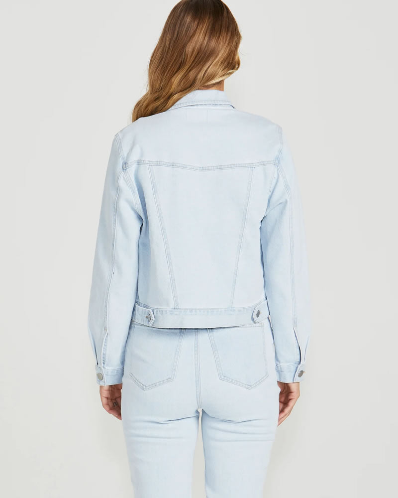 Sass Darcy Denim Jacket 96 Bleached Wash