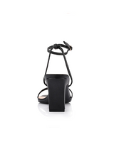 Verali Gilbert Black Strappy Block Heels