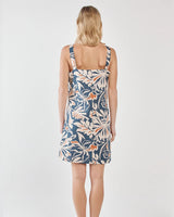 Sass Jana Mini Shift Dress Wild Orchid Navy