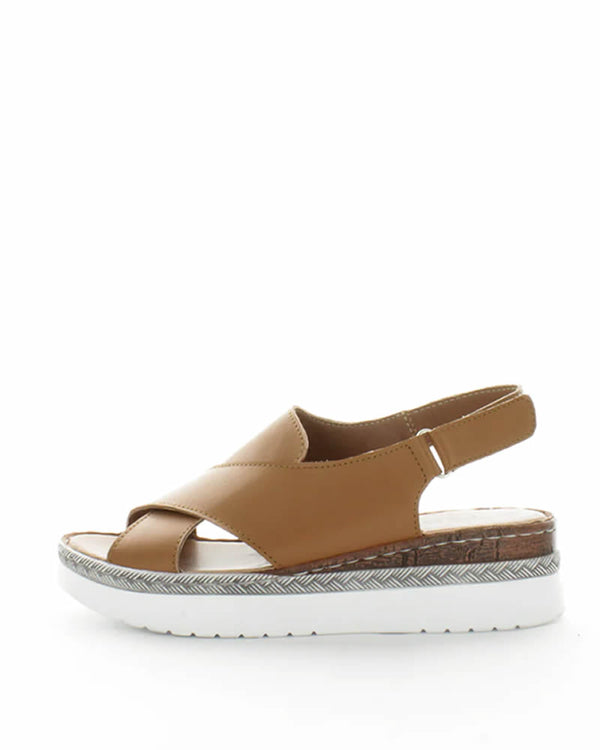  Just Bee Chipata Tan Leather Sandals