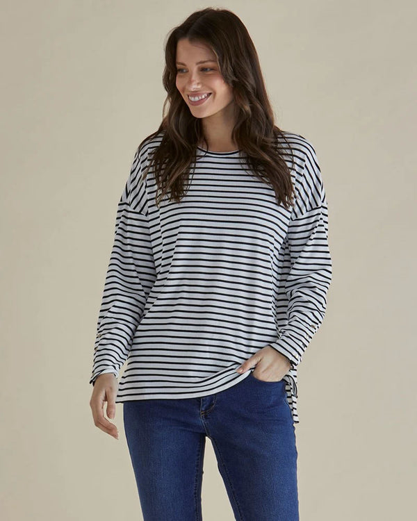  Betty Basics Hendrix Ribbed Long Sleeve Tee