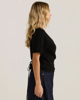 Sass Casey Short Sleeve Wrap Cardi