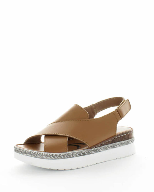  Just Bee Chipata Tan Leather Sandals