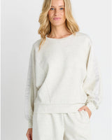 Betty Basics Marcy Grey Marle Sweatshirt
