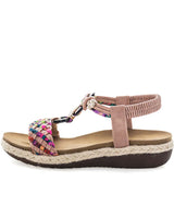 Wilde Shoes Sharleen Multi Colour Strappy Sandals