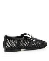 Therapy Shoes Addie Black Mesh Ballet Flats