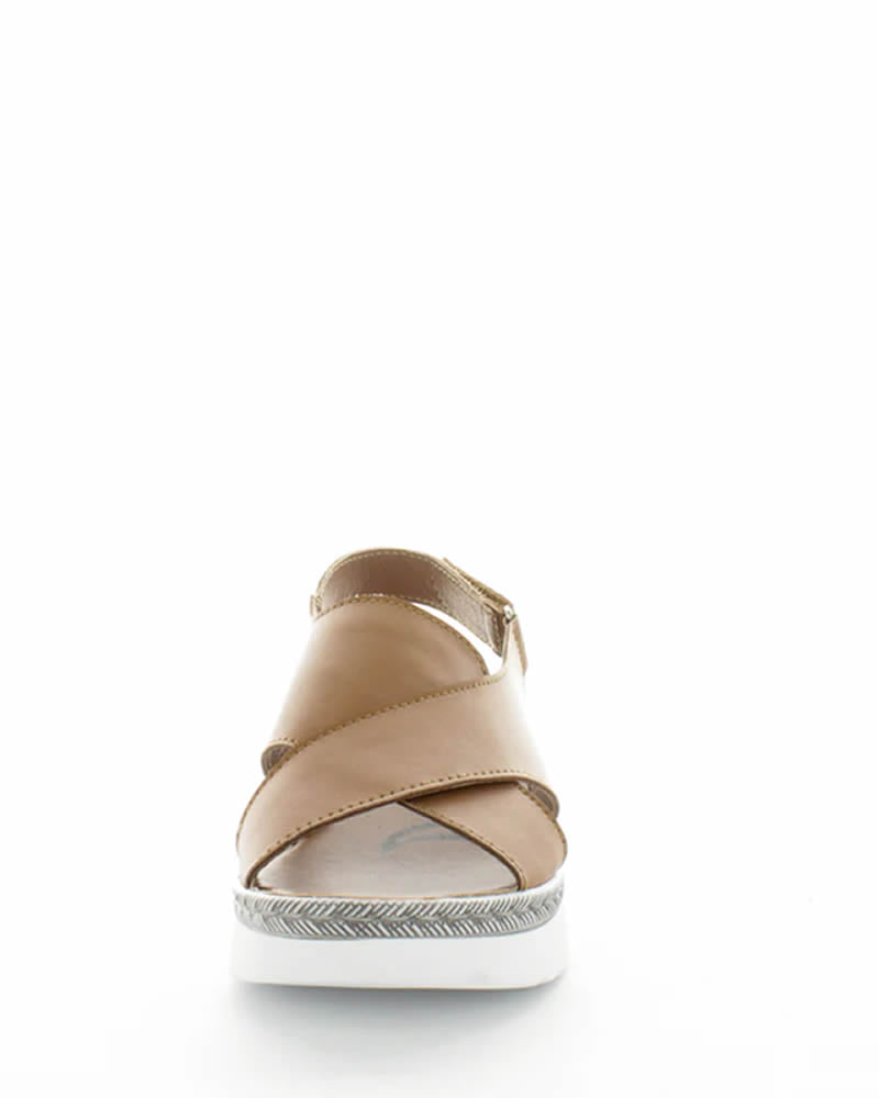 Just Bee Chipata Tan Leather Sandals