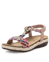 Wilde Shoes Sharleen Multi Colour Strappy Sandals