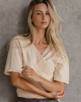 Sass Casey Short Sleeve Wrap Cardi