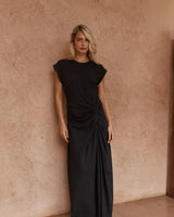 Sass Joni Twist Cap Sleeve Maxi Dress