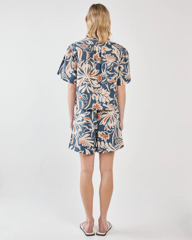 Sass Jana Blouse Wild Orchid Navy