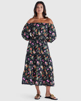 Sass Becket Dress Night Garden Floral Print
