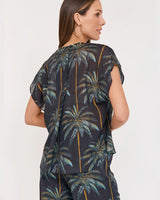 Adorne Joy Honolulu Print Top