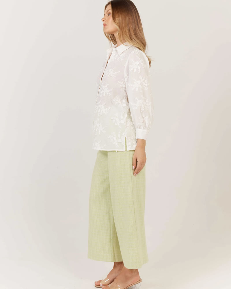Fate + Becker Gardenia Shirt White