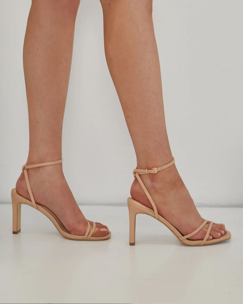 VERALI KIMMY SLIM STRAPPY SHAVED HEELS