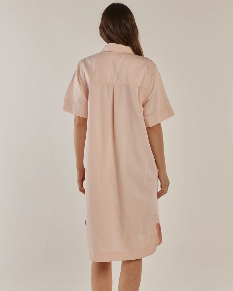 Betty Basics Dawson Denim Dress Pink