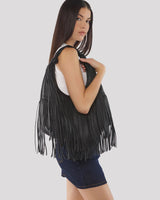 Peta + Jain Moss Hobo Fringe Bag